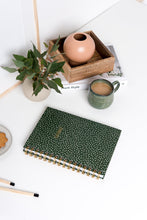 Spiral Notebook - Green Confetti