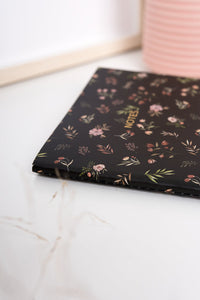 Mini Stitched Notebook - Mystery Night Flora