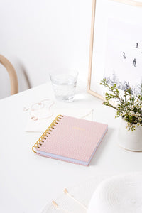 Spiral Mini Notebook - Pink Confetti