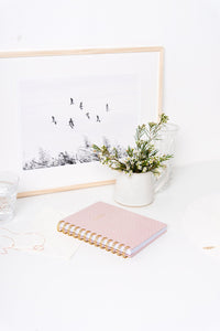 Spiral Mini Notebook - Pink Confetti