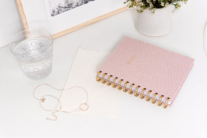 Spiral Mini Notebook - Pink Confetti