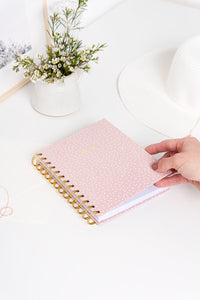 Spiral Mini Notebook - Pink Confetti