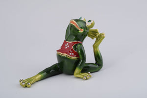 Gymnastic Frog with a Red Shirt