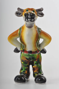 Standing Bull with Green Pants