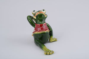 Gymnastic Frog with a Red Shirt