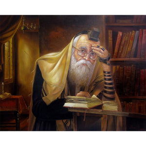 Rabbi Praying by Alex Levin