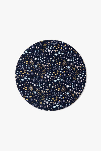 Trivet / Cutting Board - Indigo Flora