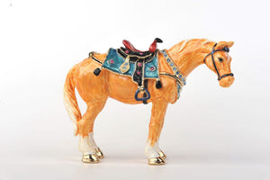 Decorated Orange Horse