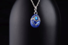 Blue Egg Pendant Necklace