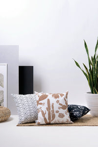 Decorative Pillow -  Brown Cactus