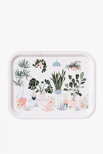 Birch Tray - Urban Garden Illustration