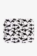 Birch Tray - Black and White Orcas Pattern