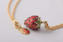 Red Strawberry Pendant Necklace