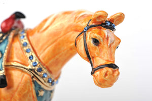 Decorated Orange Horse