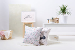 Decorative Pillow - Pink Forest Animals