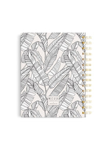 Spiral Notebook - Bird of Paradise leaves