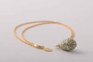 Mint Egg Pendant Necklace