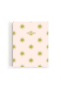 Mini Notebook - Sun Pattern