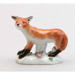 A Meissen Porcelain Fox