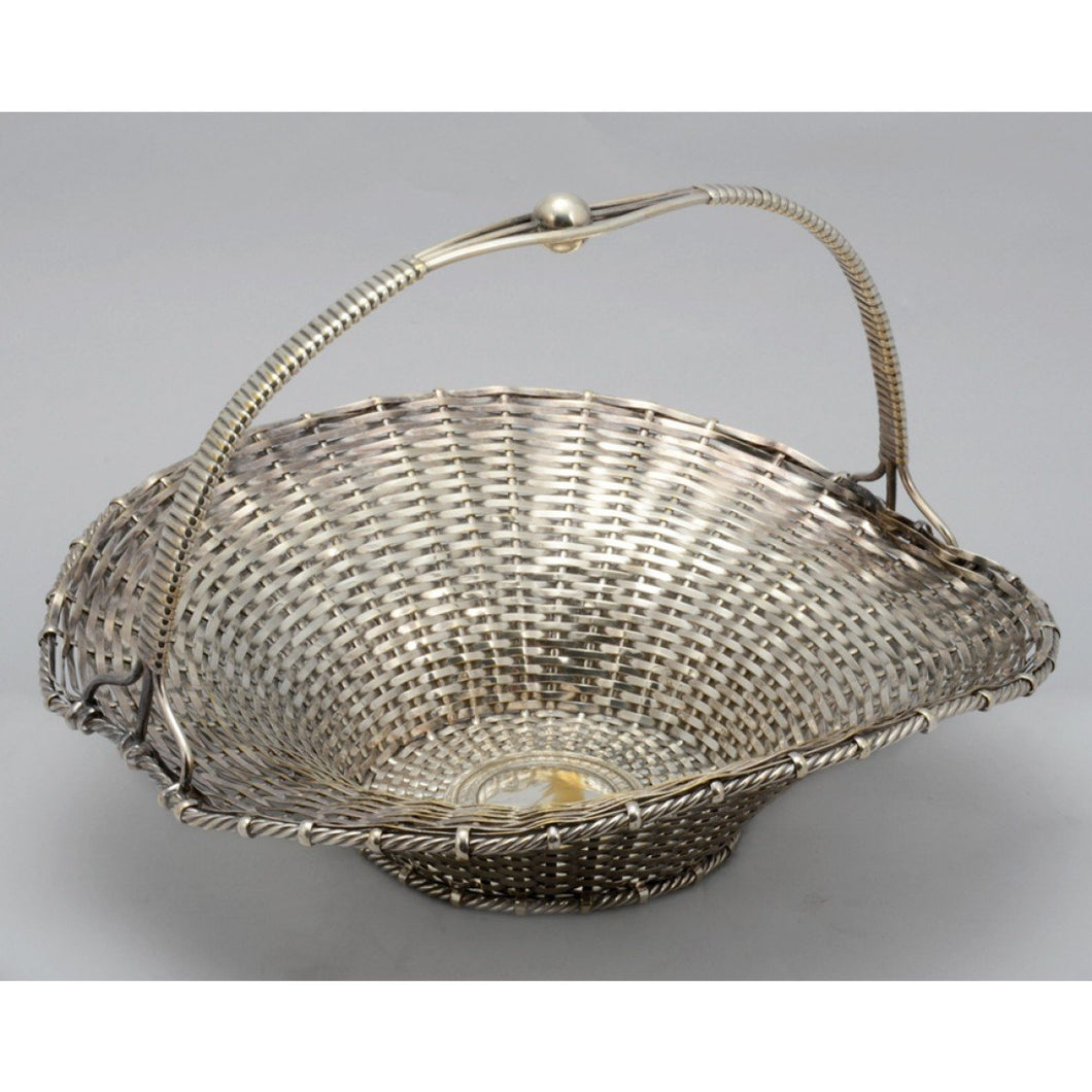 Silver plate bread basket