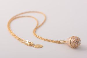 Light Pink Egg Pendant Necklace