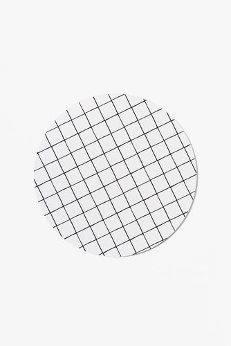 Trivet / Cutting Board - Black Grid