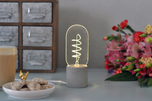 Swirl Desk Bulb Lamp