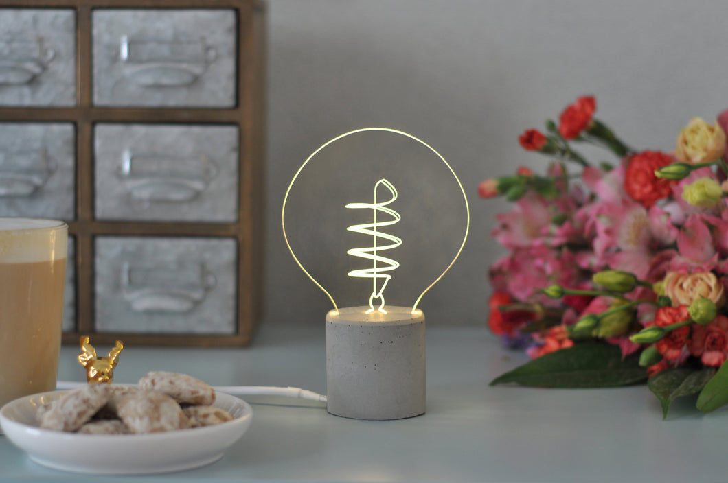Swirl Desk Bulb Lamp