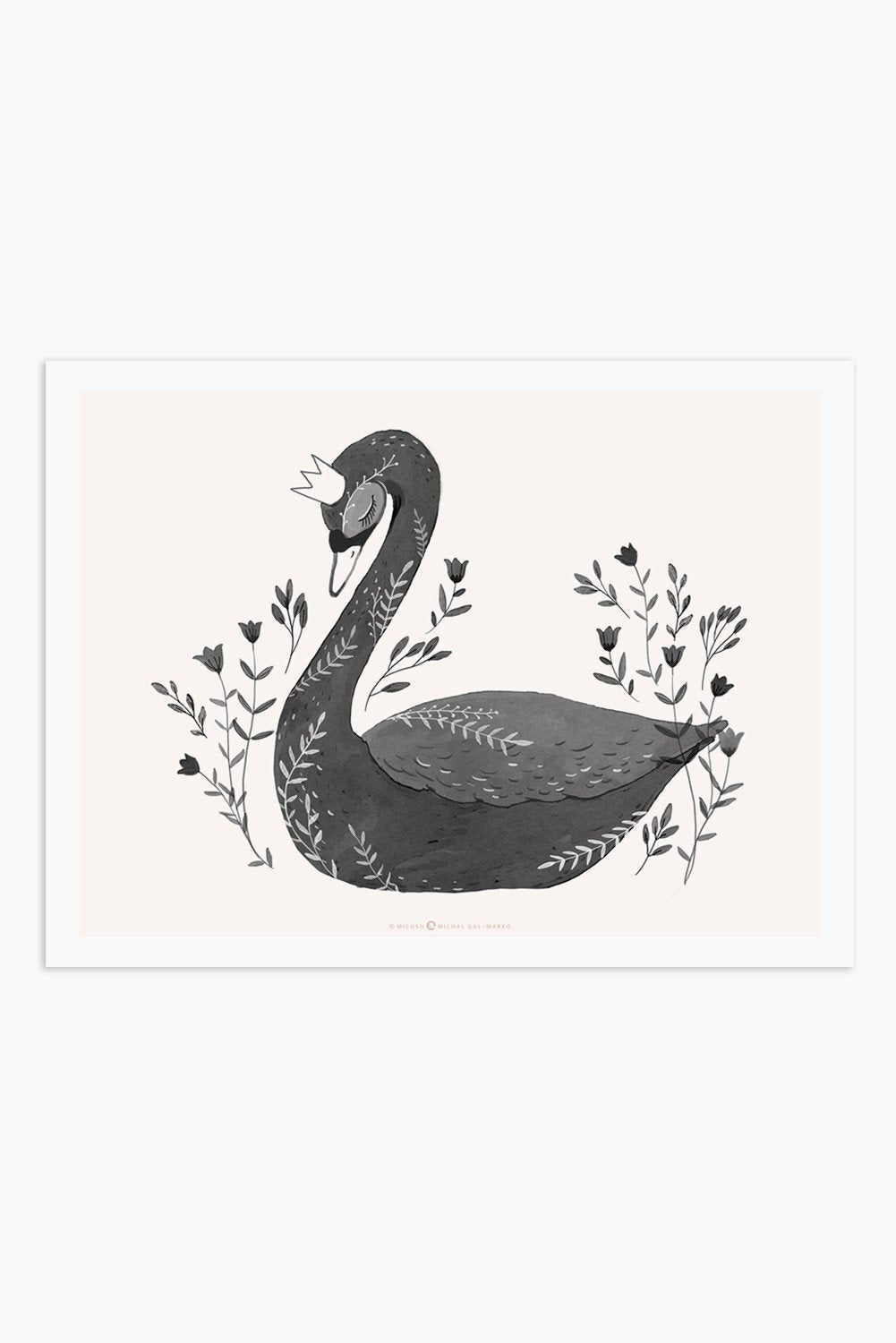 Art Print - Black Swan - Only available in Israel