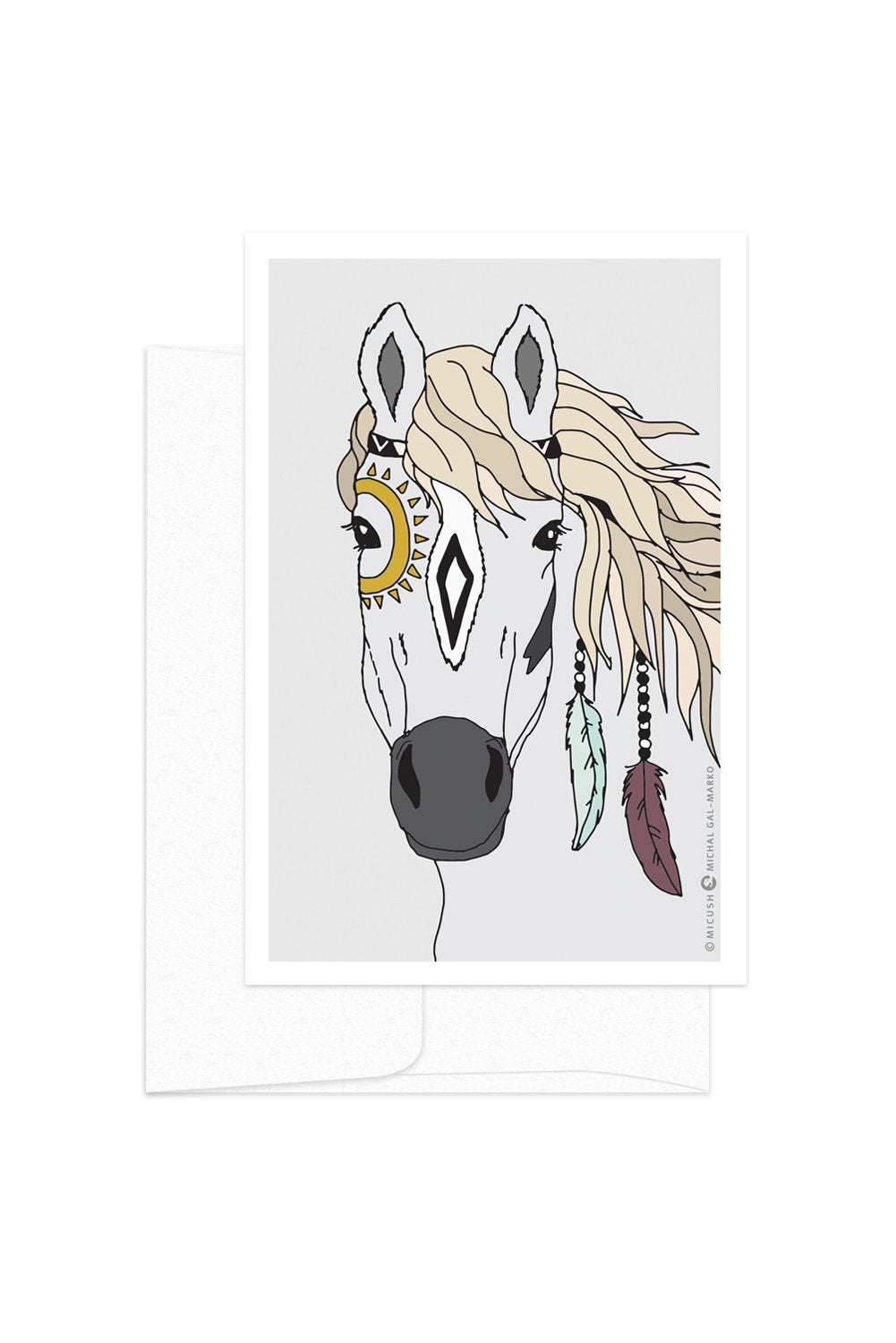 Card - Wild West - Wild Horse