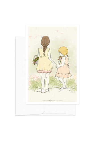 Card - Childhood Moments - Sisters