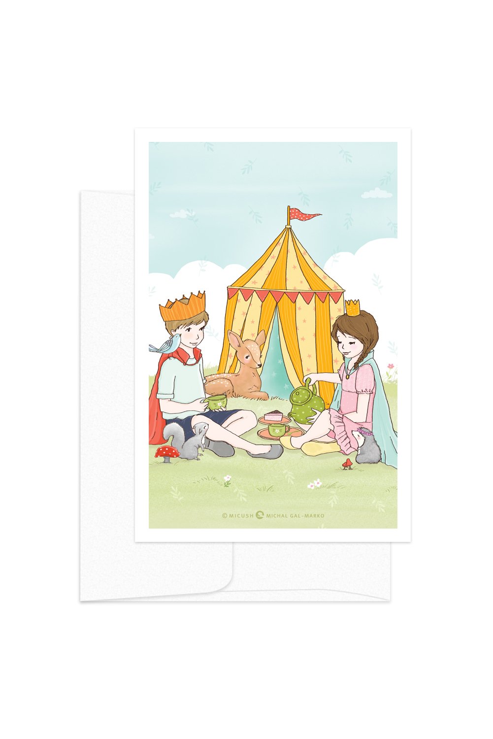 Card - Play Time - Kids and Circus Tent