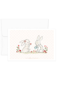 Card - Love Bunnies - Valentine Letter