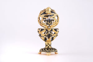 Gold & Black Faberge Egg