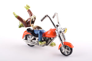 Frog on Motorcycle