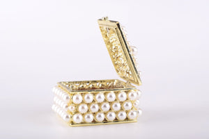 Gold Box with Pearls