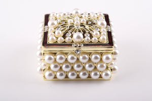 Gold Box with Pearls