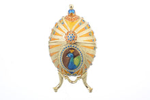 Colorful Peacock Faberge Egg