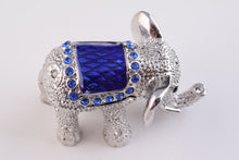 Silver & Blue Elephant