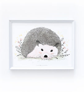 Art Print - Spring Hedgehog - Available Only In Israel!