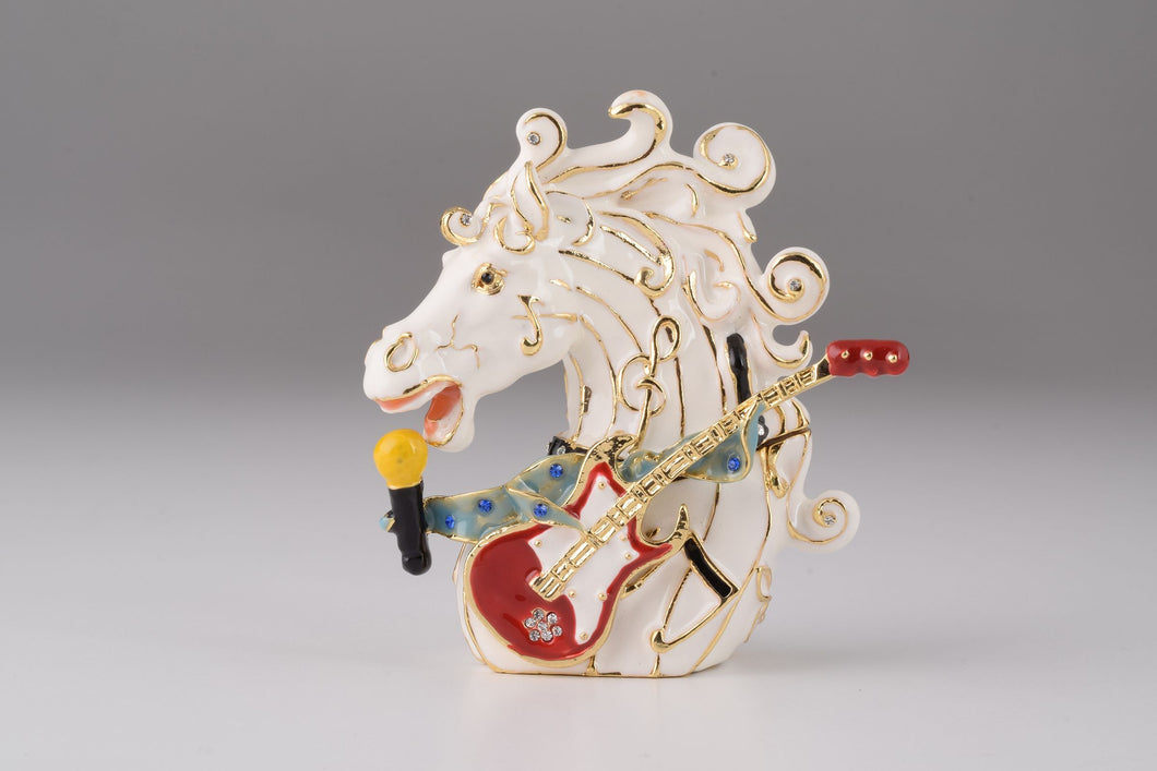 Horse Head with a Guitar