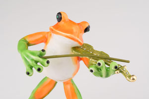 Violin Playing Frog