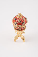 Red Faberge Egg with Car Inside