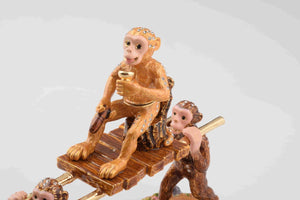 Monkeys Carrying Monkey King