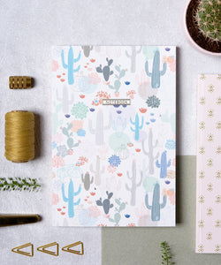 Notebook - Cactus Pattern