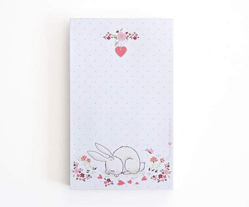 Memo Pad - valentine's bunny #1