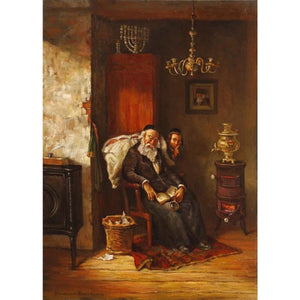 Jewish Father Sleeping by Boris Dubrov