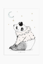 Art Print - Panda B&W- Only available in Israel