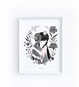 Art Print - Princess wish black swan