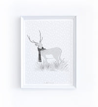 Art Print - Deer in the Rain - Available Only In Israel!